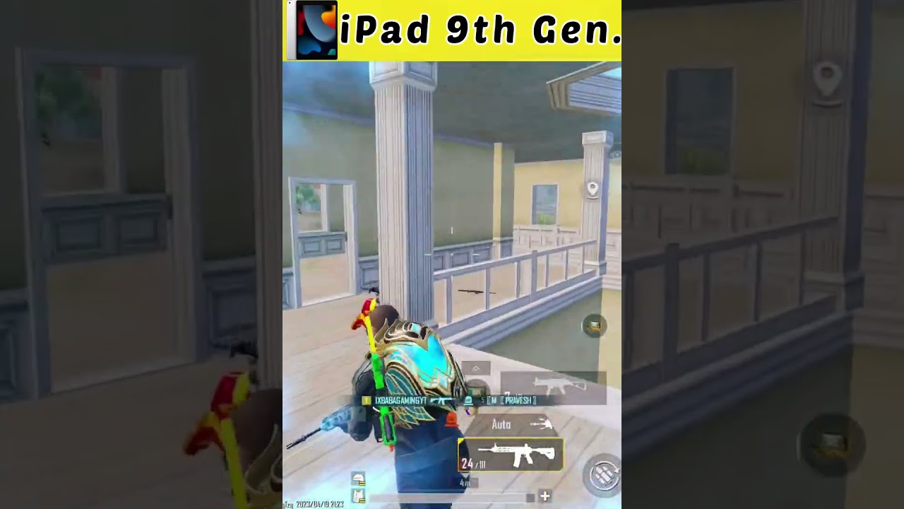iPad 9th generation | bgmi no lag test 2023 | 2vs3 clutch 