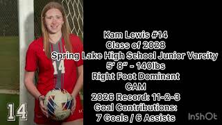 Kam Lewis Spring 2026 Spring Lake Jr Varsity, Highlights, Class 2028