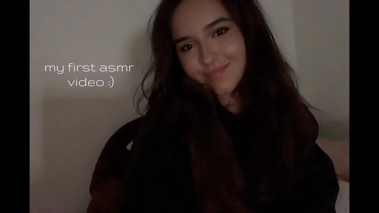 my first asmr video 🧡