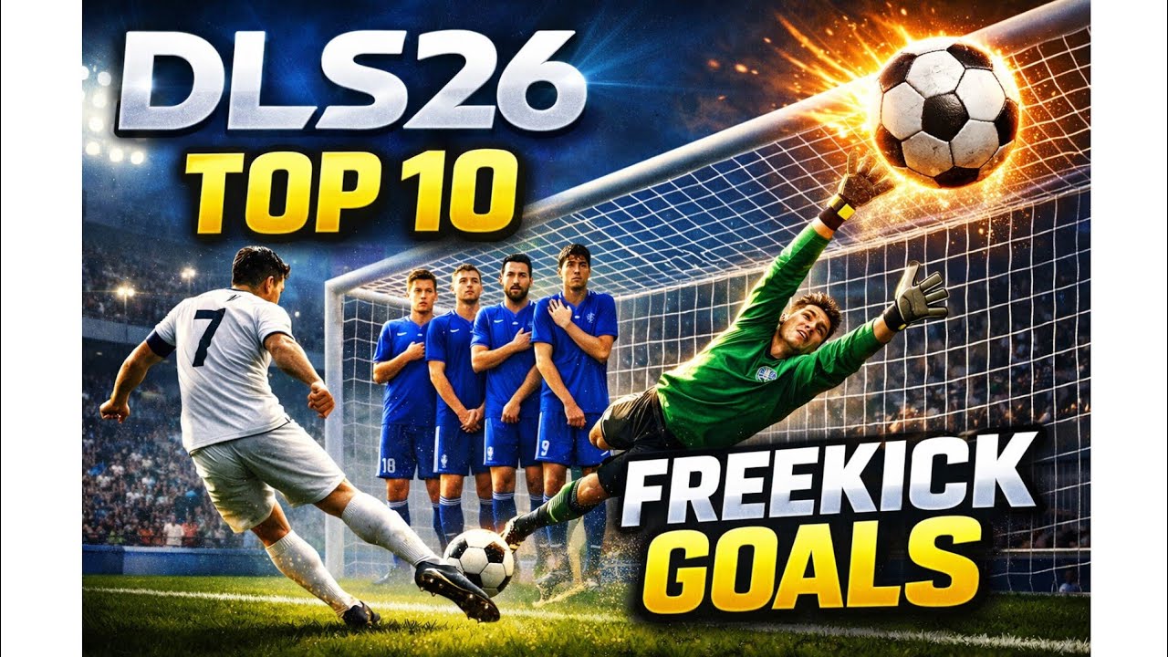 Top 10 freekick goals || dls26 freekick goals❤️❤️.
