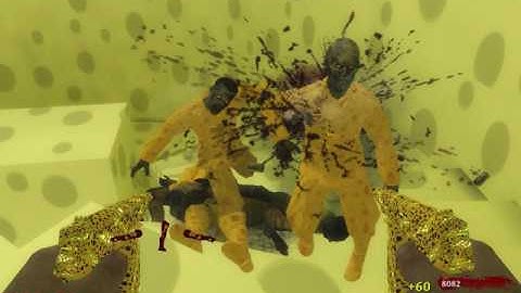 CoD WaW: Custom Zombie Map Cheese cube unlimited part 1