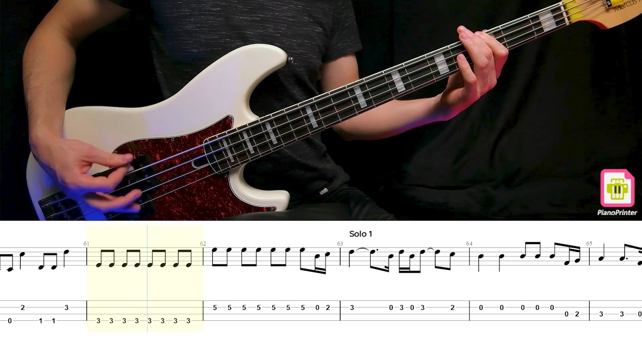 Guns N' Roses - November Rain Bass Cover | Tabs & Sheet Music