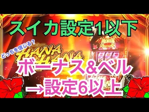 プレミアム ハナハナ ベル 確率