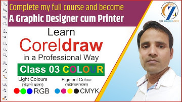 Coreldraw Basic Lesson-3, RGB & CMYK Colour by #Hind Graphics, #hindgraphics