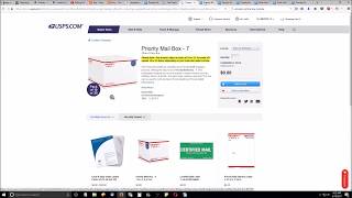 Ordering Free Boxes & Envelopes From USPS - Step by Step