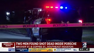 2 men found shot dead inside Porsche in SE Houston, police say