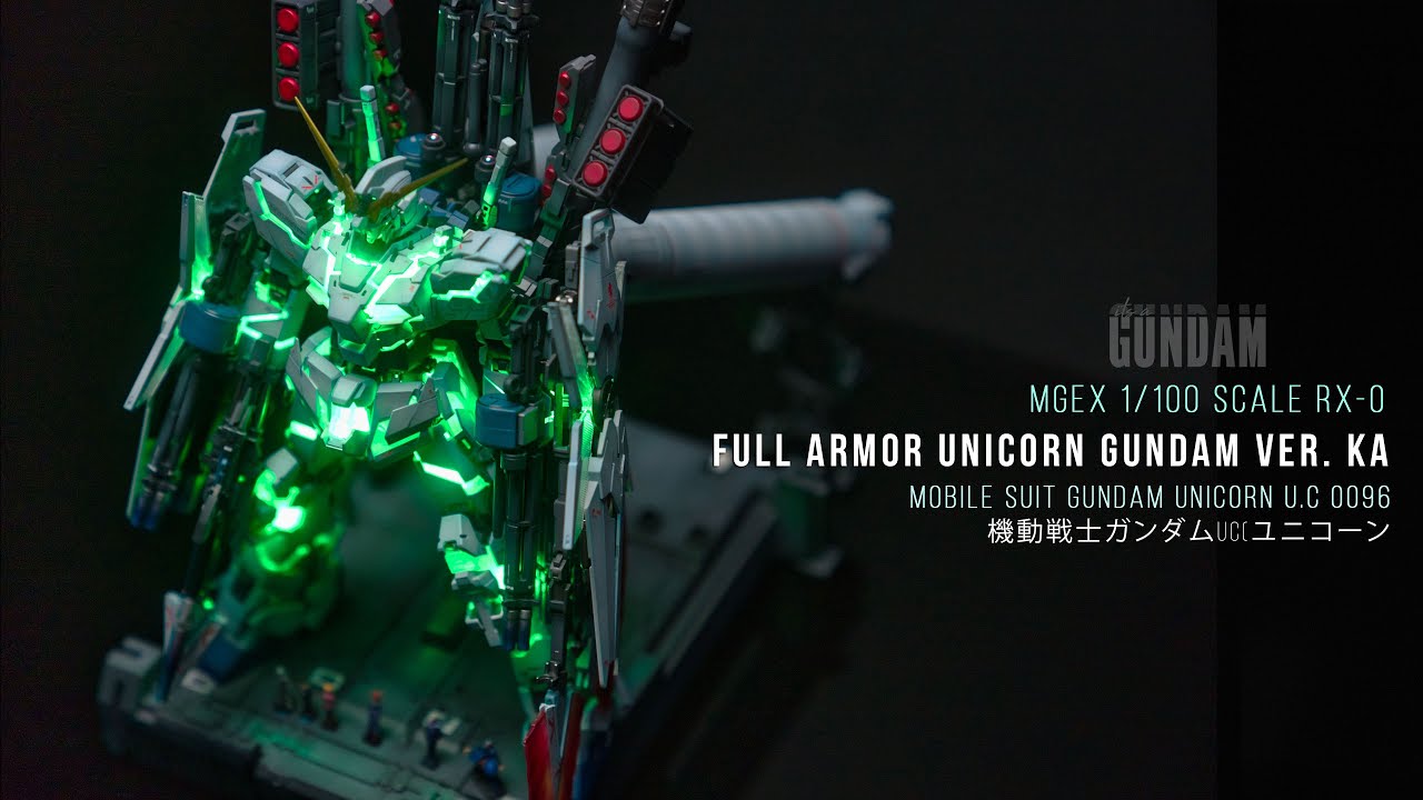 Full Armor MGEX Unicorn Gundam Ver.Ka │kit bash │CUSTOM Build│ガンプラ全塗装