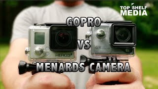 GoPro vs Menards 4K Action Camera