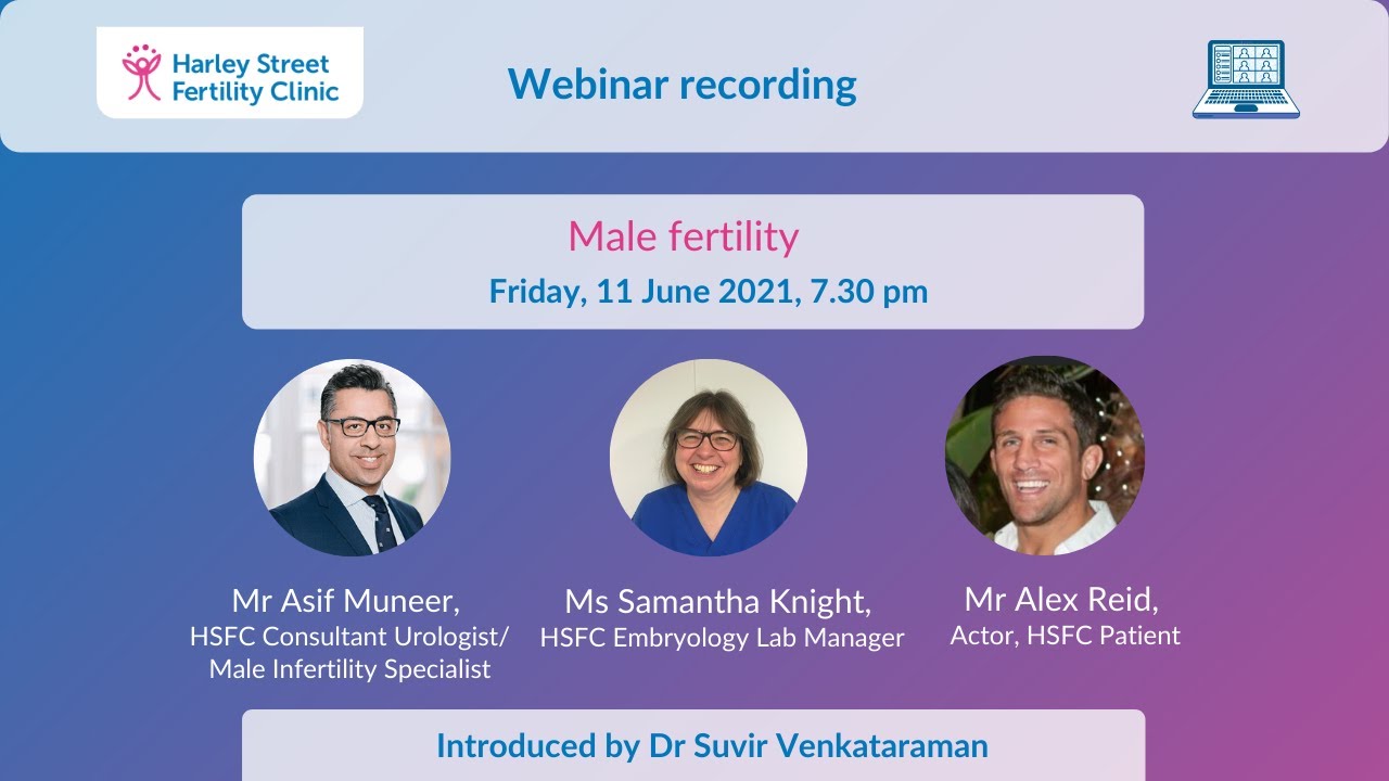 HSFC: "Male fertility" - webinar recording, June 2021