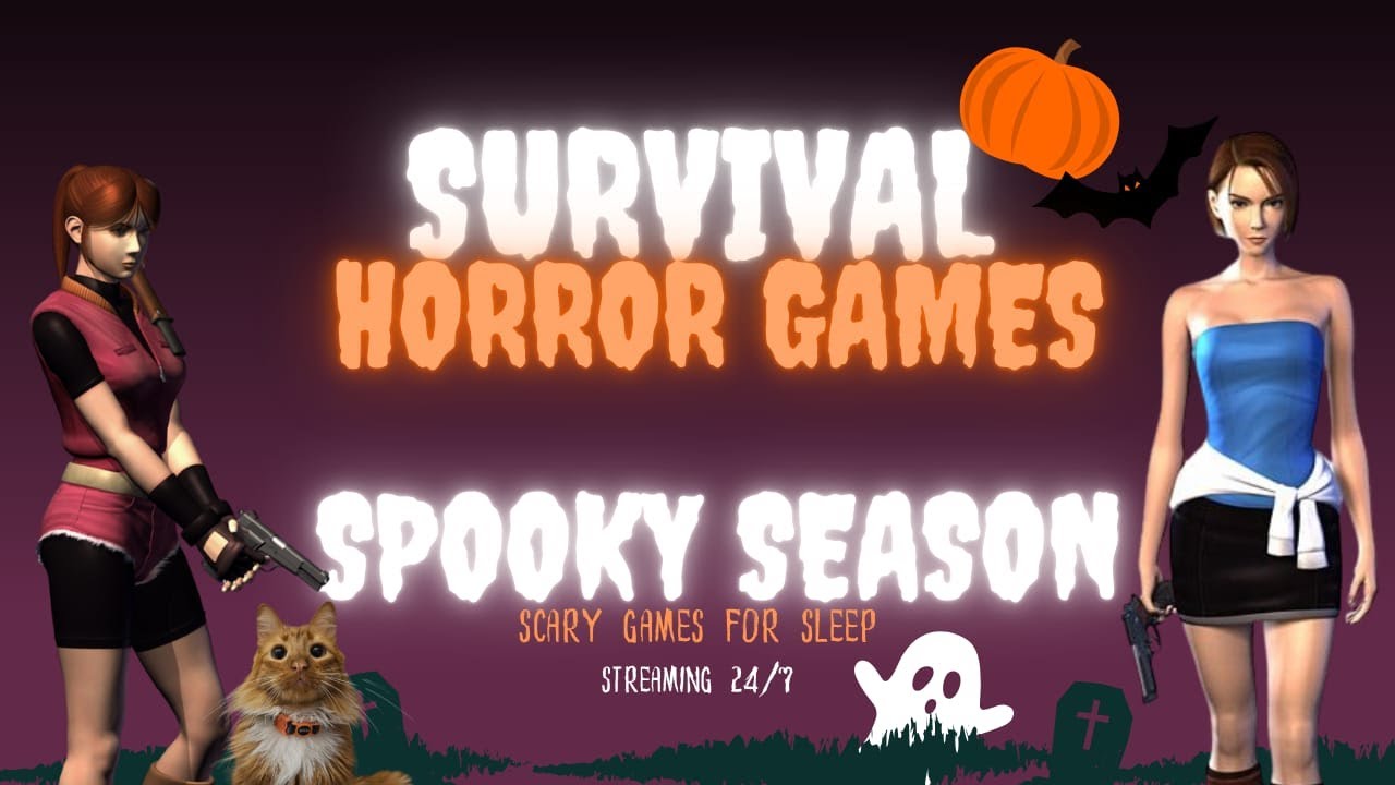 🛑24/7  Survival Horror PSX 24/7 || Retro Gaming Live || The SPOOKY SEASON Is Here
