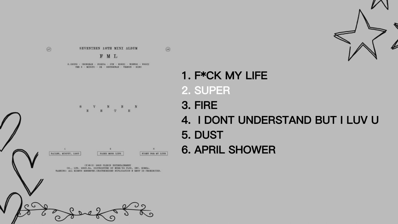 SEVENTEEN - FML FULL ALBUM - YouTube