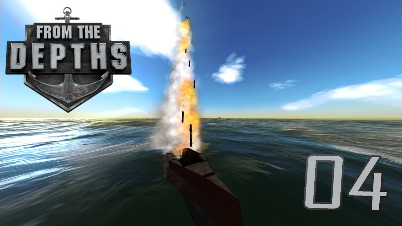 Just missile tests in From The Depths Ep4