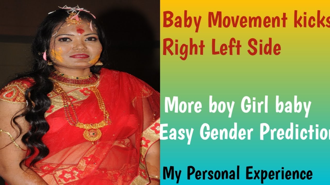 Baby Movement kicks Right Left Side More boy Girl baby Easy Gender