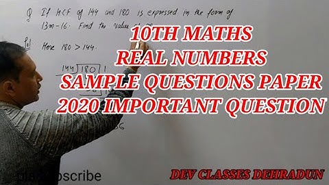 10th.. If HCF of 144 and 180 is expressed in the form of 13m-16. Find the value of m.
