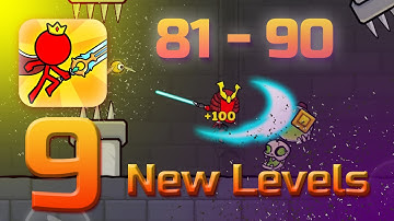 Stick Adventure | Red Stickman NEW LEVELS + FAILS (Levels 81 - 90)