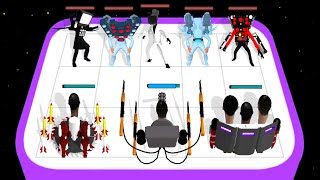 Head Kamera Monster Battle ( Part2) Skibdi Toilet, Cameraman Merge War, Fusion Android iso games screenshot 4