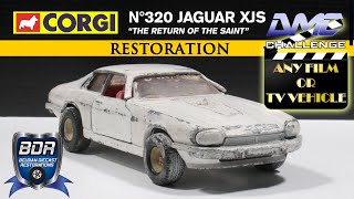 Corgi 320 Jaguar XJS 'Return of the Saint' Diecast Restoration (DMC Challenge April 2023) Corgi Jaguar Xjs The Saint