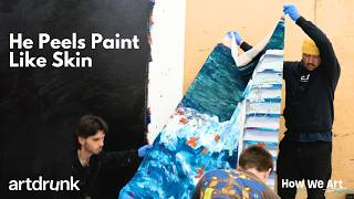 Why This Artist Scrapes Away His Own Paintings