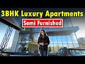 Luxury living  semifurnished 3bhk flats in zirakpur  suman marvelous