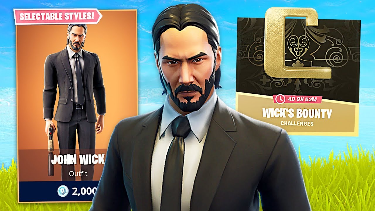 FORTNITE x JOHN WICK!! (Fortnite Battle Royale) - YouTube