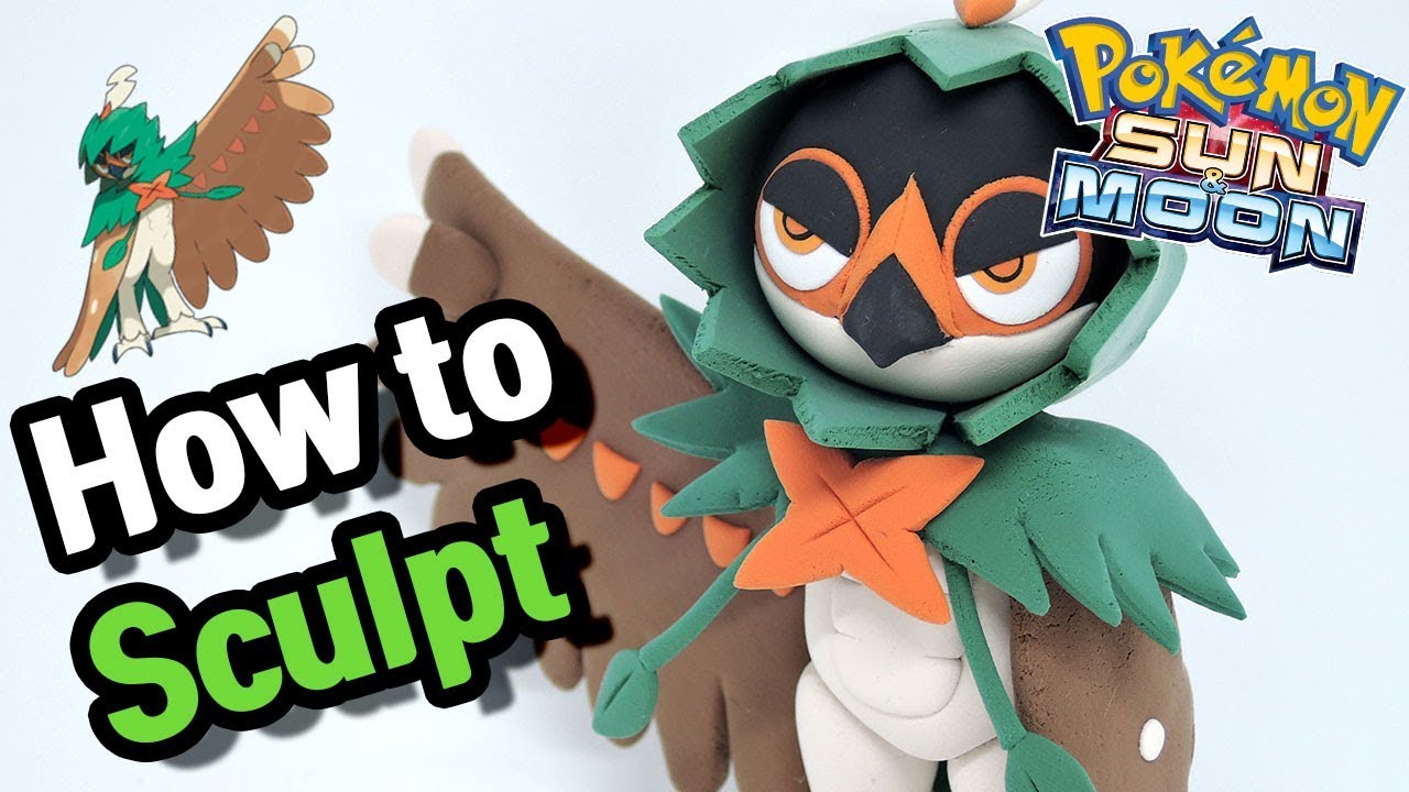 Making Decidueye so cool Pokemon in Clay