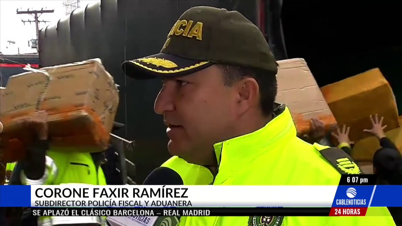 En disturbios terminó operativo contra el contrabando en el centro de Bogotá vivo y85