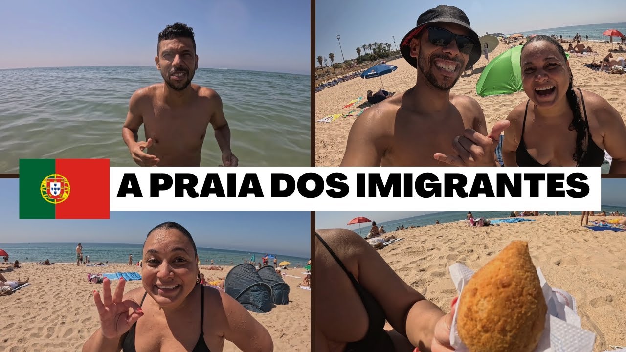 PRAIA de Carcavelos: A mais POPULAR Entre BRASILEIROS em PORTUGAL
