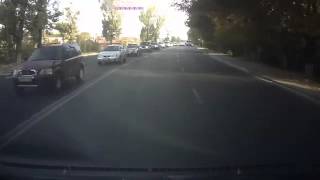 1, быдло на дорогах, Алматы, нахал на встречке