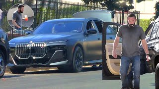 Ben Affleck A tired takes smoke break on the set his new movie amid renewed tension J.Lopez divorce