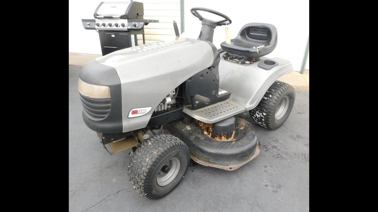 2009 Craftsman LTS1500 Lawn Tractor - YouTube