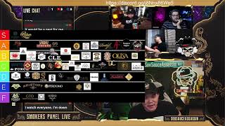 737. Smokers Panel Live! Lets Rank them ALL!