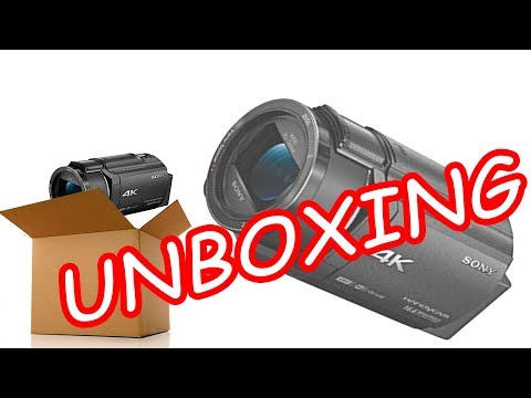 UNBOXING CÁMARA SONY HANDYCAM 4K AX40