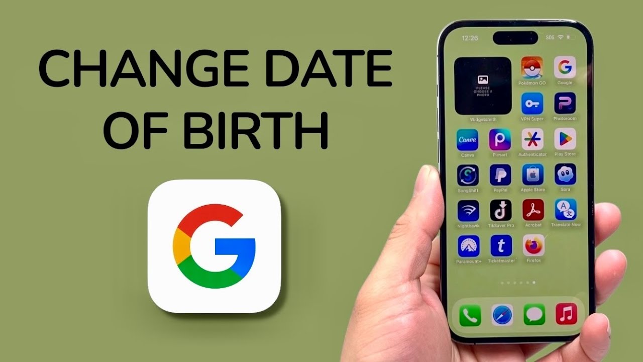 How To Change Date Of Birth On Your Google Account