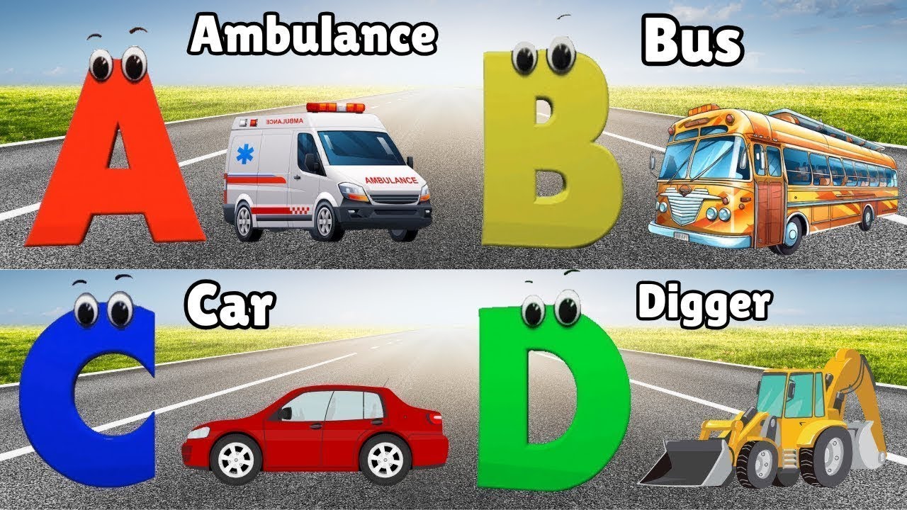 ABC Song Phonics, Transportation Song, ABC Song, Alphabet Educational ...