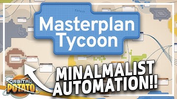 MINIMALIST Factory Builder!!  - Masterplan Tycoon FULL RELEASE - Automation & Resource Management