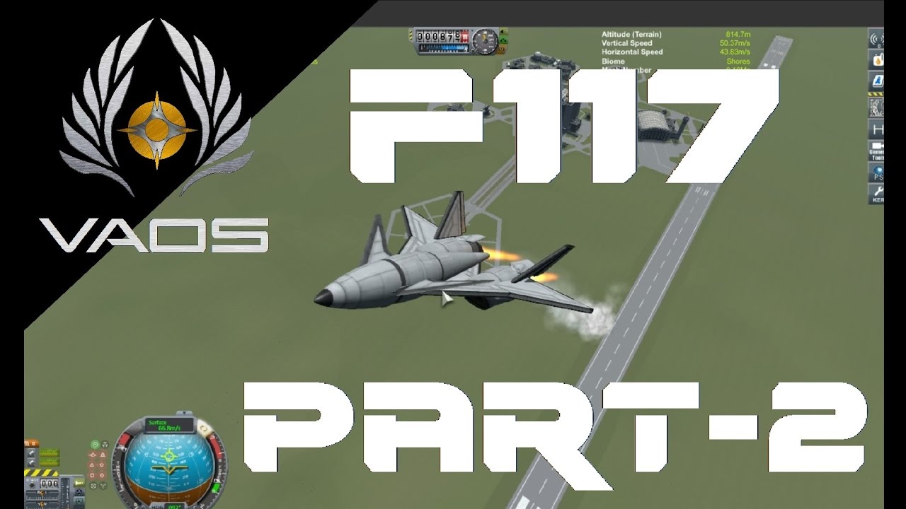 VAOS - F117 - Kerbal Space Program Fighter Jet - KSP