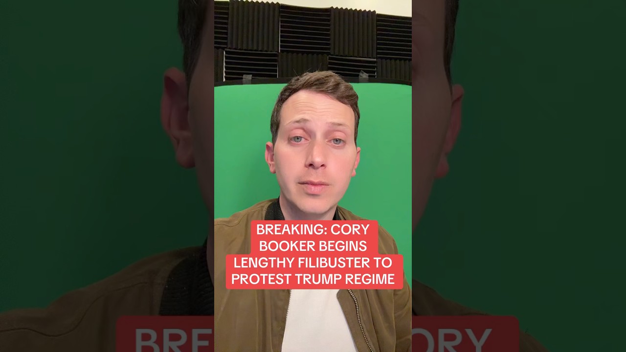 Senator Booker Launches MARATHON SPEECH to Protest Trump