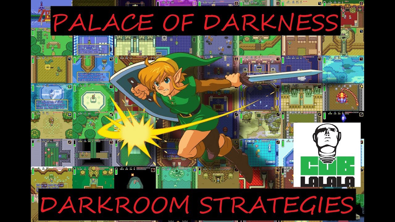 Legend of Zelda ALTTP Palace of Darkness Dark Room Strategies YouTube