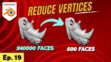 Blender Tutorial in Hindi Ep-19: Decimate Modifier | Transfer High poly details to Low poly object