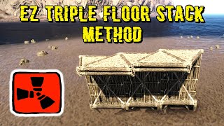 Famous RUST Easy Triple Floor Stack Method ( Base Building Tutorial ) Net Worth