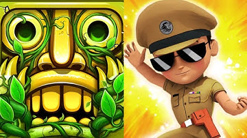 Temple Run 2 VS Little Singham Game 2024 Gameplay Android, ios