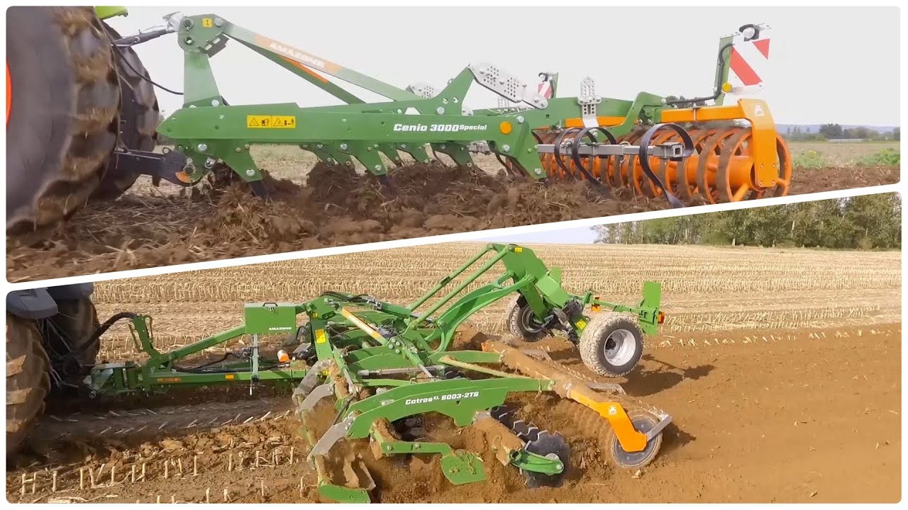 Agritechnica Neuheit 2019 | Amazone Cenio | Amazone Catros XL 6003 inkl. Messerwalze
