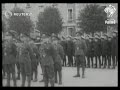 Veteran Royal Marines at Plymouth church parade (1930)