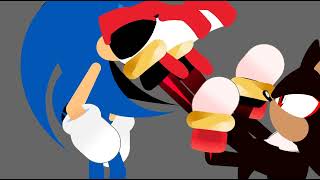 Sonic vs Shadow Practice animation @David_the_dumbass