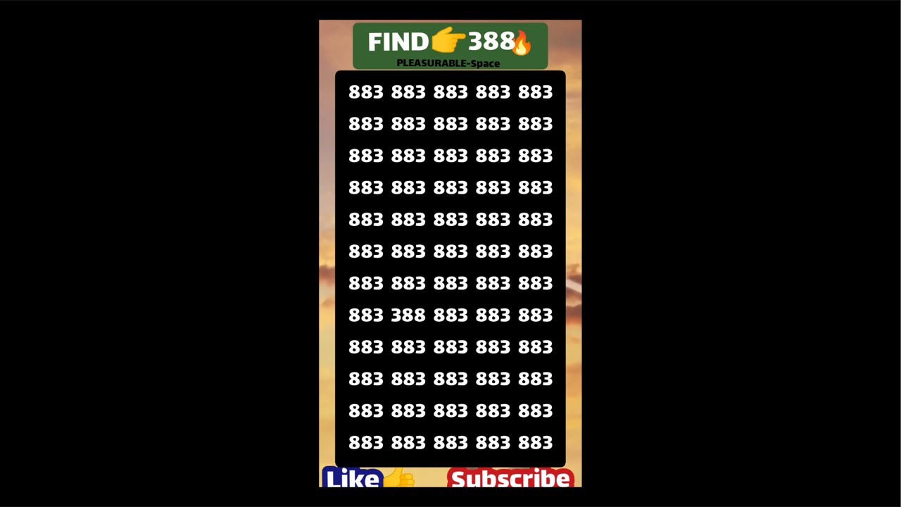 Live maths puzzle challenge | find the odd one | 99.9% of people fail this | try it