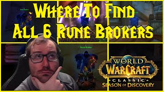 Season of Discovery: Where to Find All 6 Rune Brokers