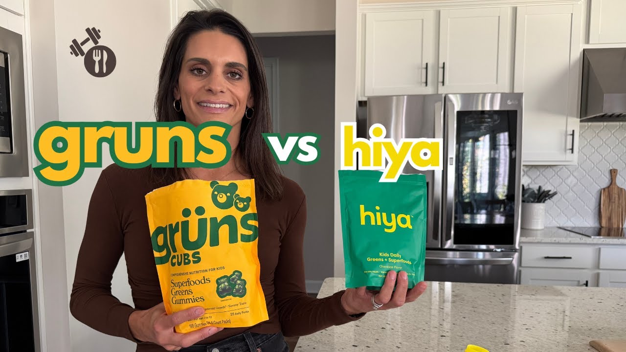 Grüns vs Hiya - Which Is The Best Greens Supplement for Kids?