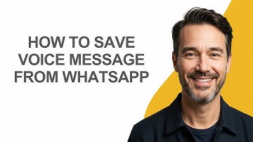 How To Save Voice Message From WhatsApp - KevinHowTo