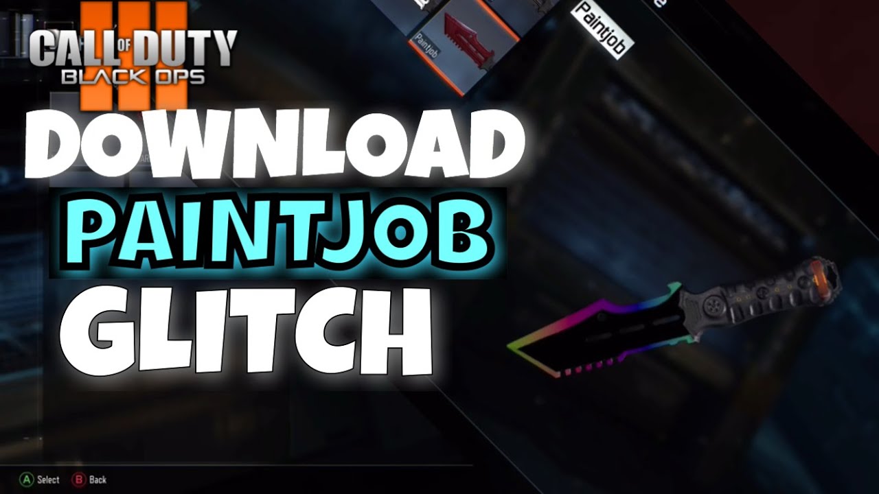 STILL WORKS 1.10 Black Ops 3 Glitches How To Get any Paint Job Glitch In BO3 PaintJob Glitch Online!