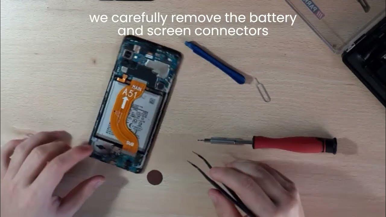 Replacing Samsung A51 screen panel and digitizer YouTube